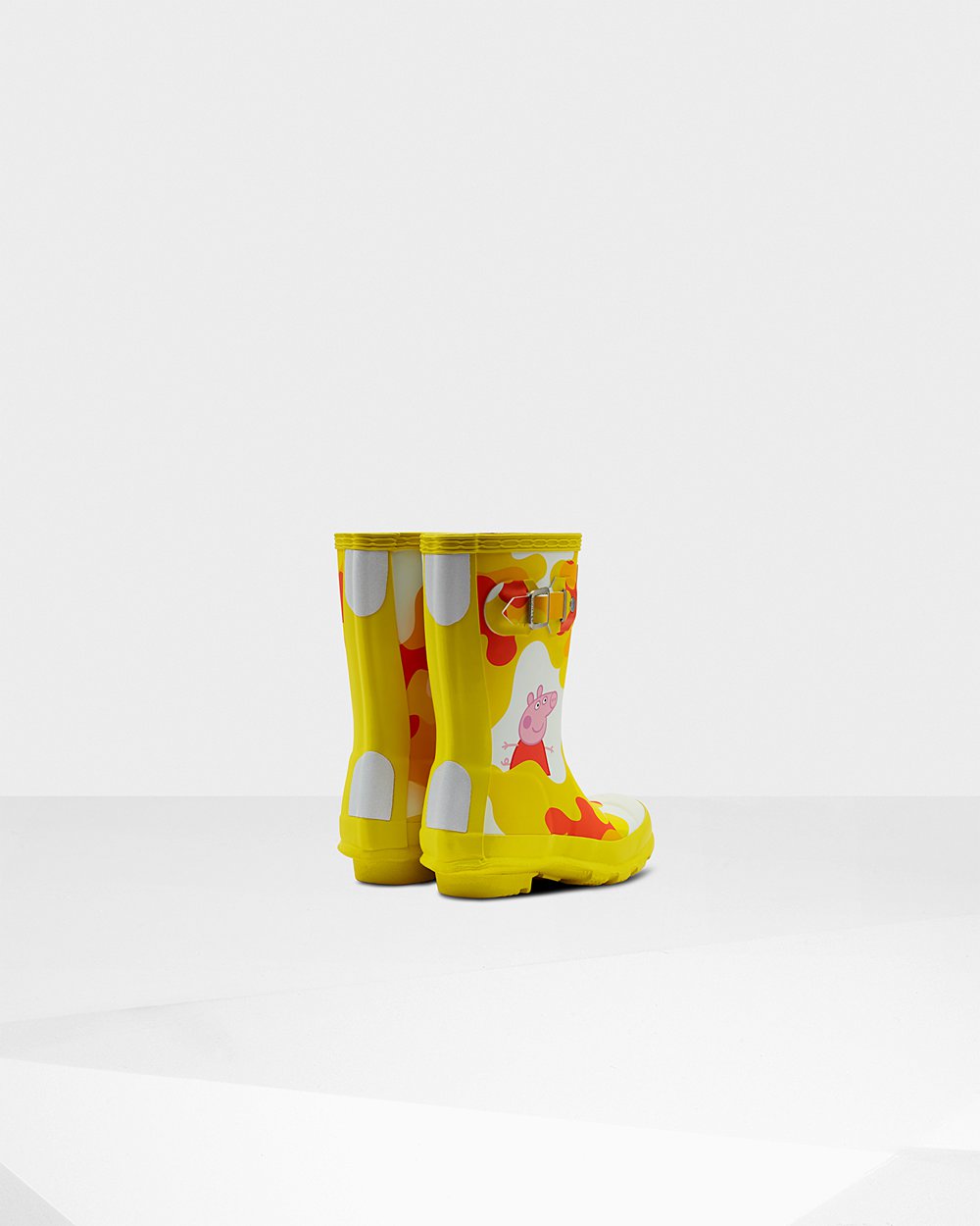 Kids Rain Boots - Hunter Original Little Peppa Pig (65SENOAHZ) - Yellow